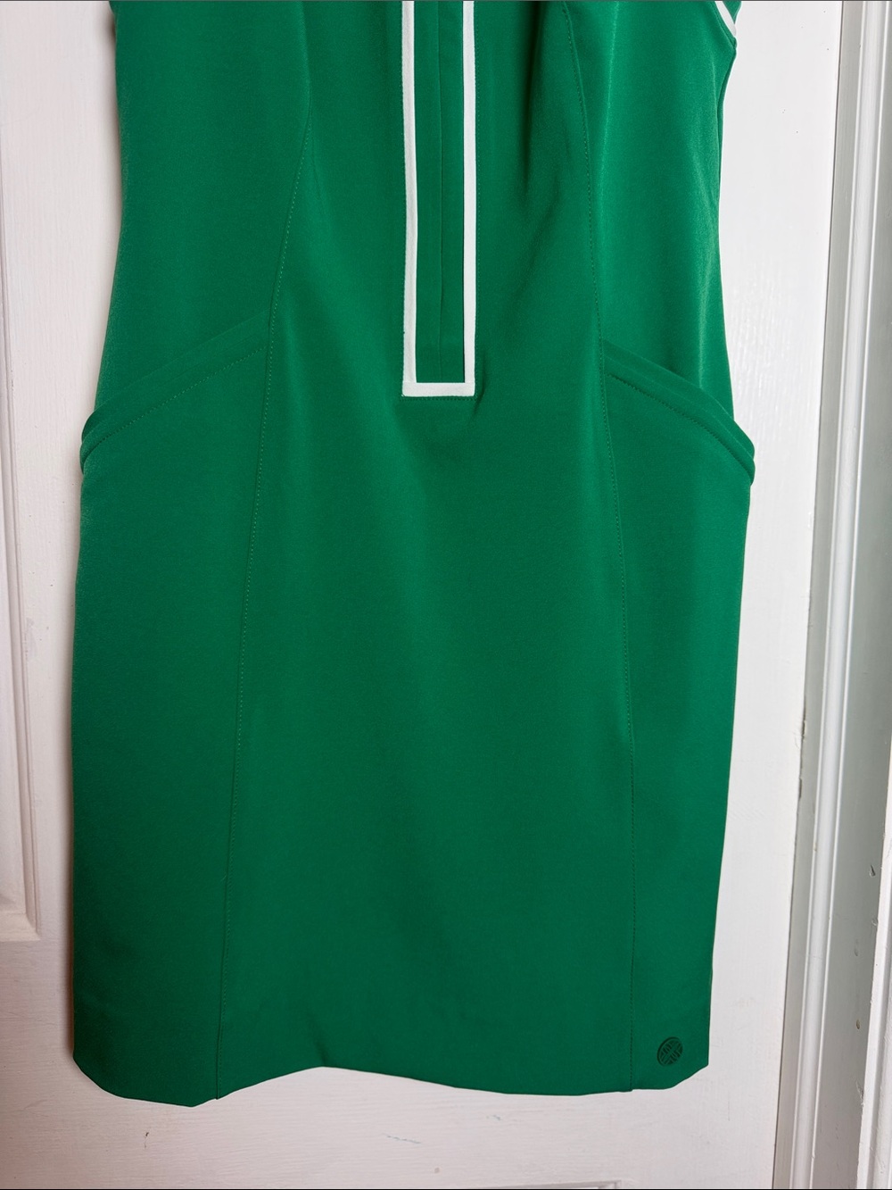 NWOT LILLY PULITZER Luxlletic FIDDLE LEAF GREEN* UPF 50+ Kathy Dress Size 00 - Picture 4 of 9